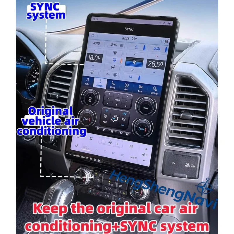 😊 Multimedia Qualcomm Android 13.0 For Ford F150 2015-2021 Car Radio Supports Original Car Stereo Player Carplay Screen