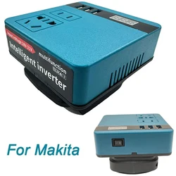 Portable Battery Inverter For Makita 18V Li-ion Battery Outdoor Operation Inverter DC 18V to AC 220V Power Station Generator