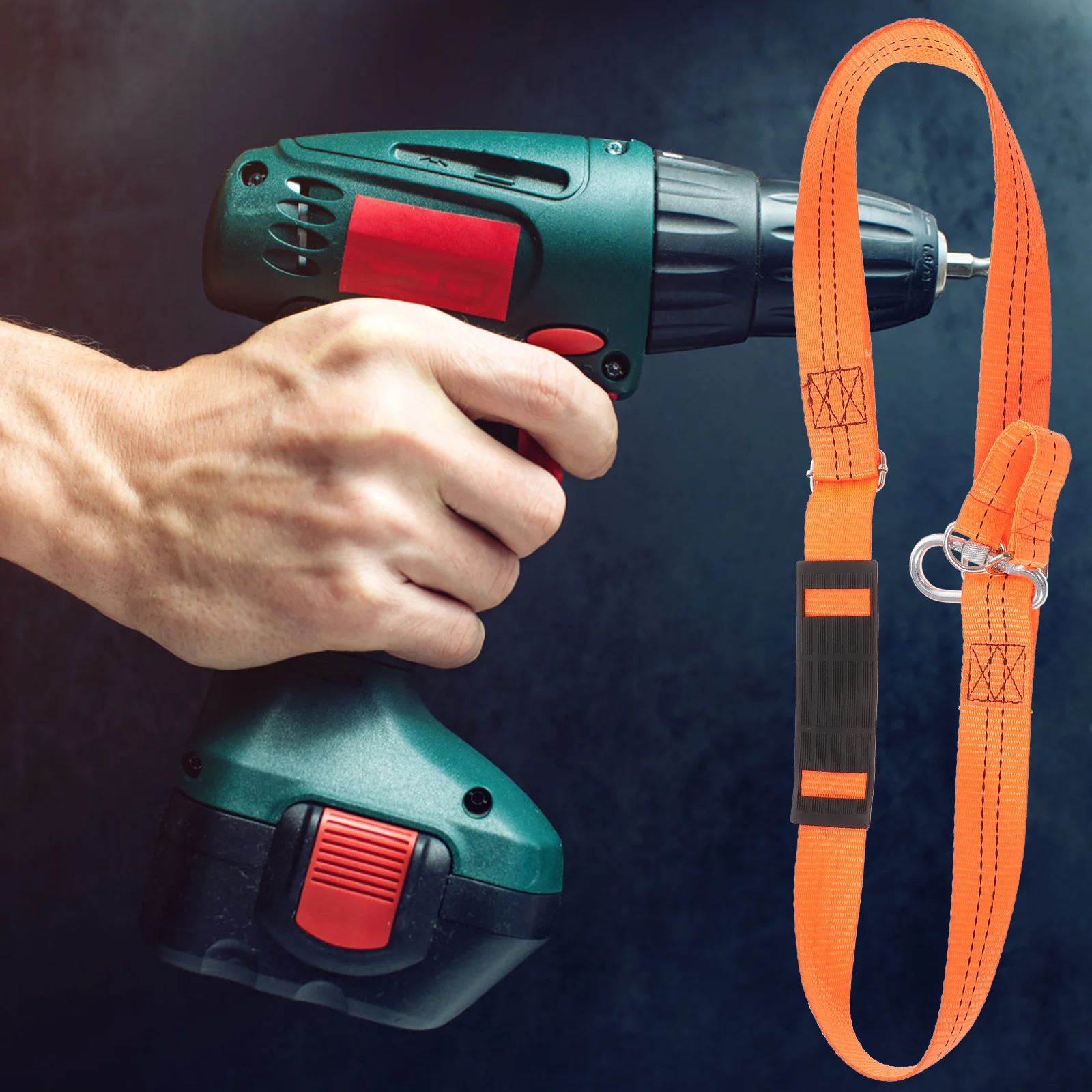 

1Pcs Electric Wrench Strap Wear Resistant Oxford Cloth Heavy Duty Carrying Belt Sturdy Flexible for Drill Hammer Screwdriver