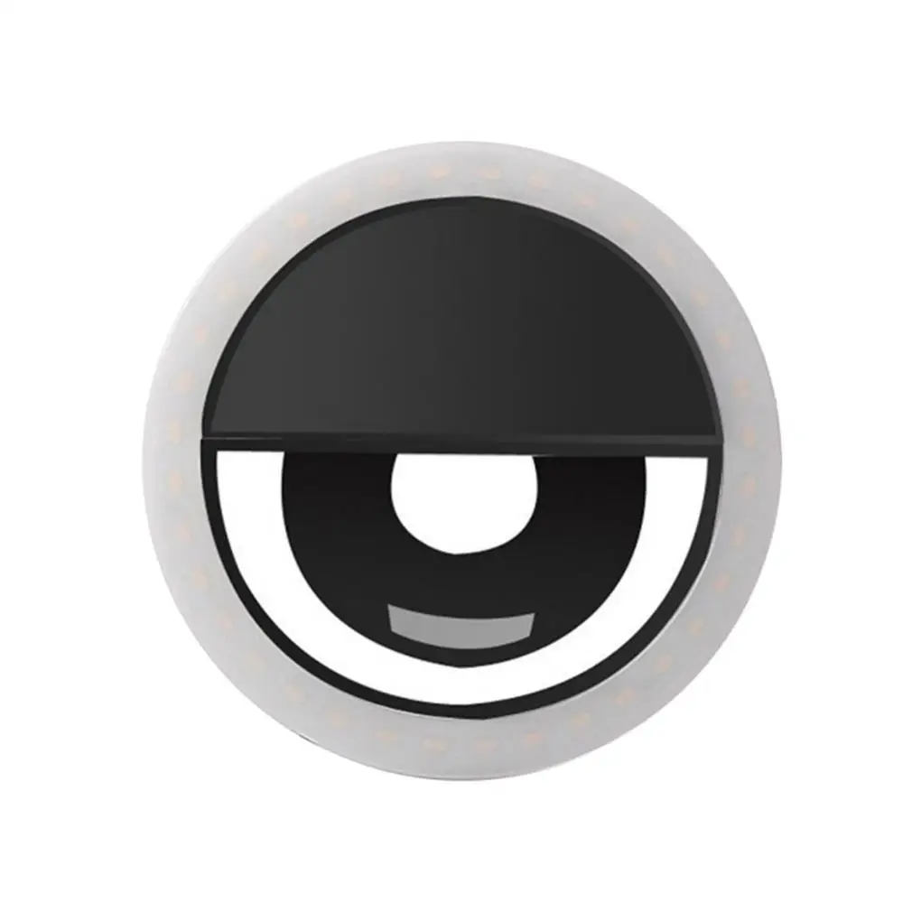 Luz de relleno de selfie LED, luz de relleno de lente de teléfono móvil, adecuada para luz de relleno de selfie de teléfono