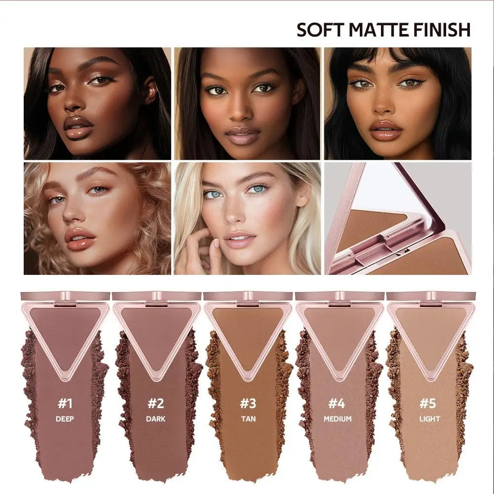 No Limits Matte Bronzer Shading Face Blusher Long Lasting Matte Plumps Appearance reduce Pores And Shine Control Cosmetics