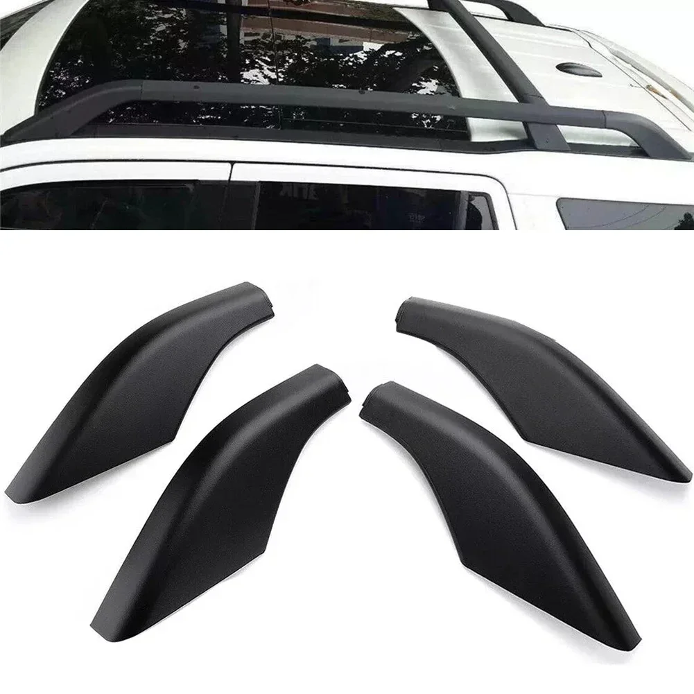 4 Pack Roof Rack Rail End Covers for Land Rover For Freelander 2 2006 2014 Premium ABS Construction Streamlined Design