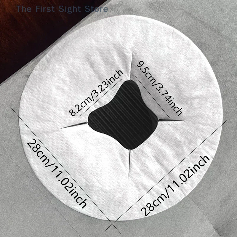 

100pcs Spa Salon Disposable Massage Face Rest Cushion Covers Cradle Sheets Headrest Pillow Paper Massage Face Cradle Table Cover