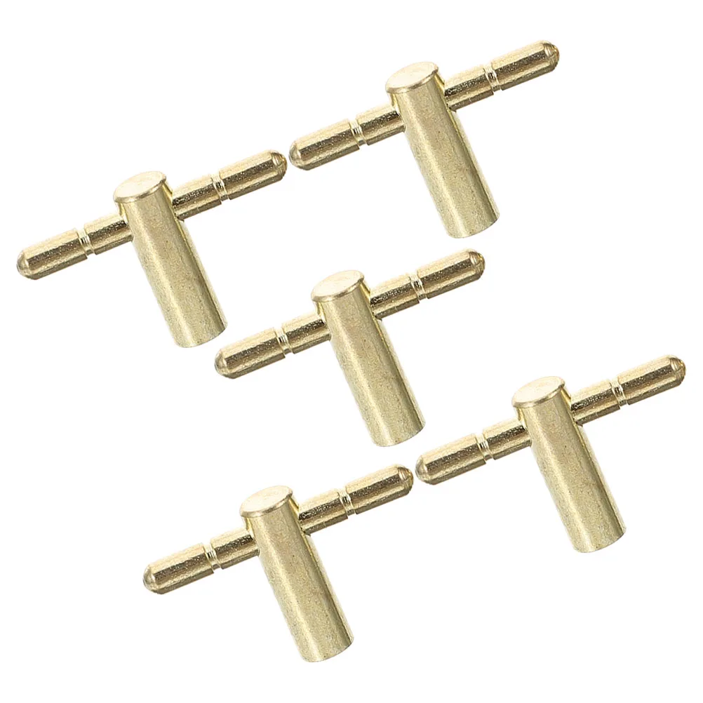 

5 Pcs Music Box Accessories Musical Mechanism Key Metal Winding Keys Handle Replacements Iron Windup Jewelry