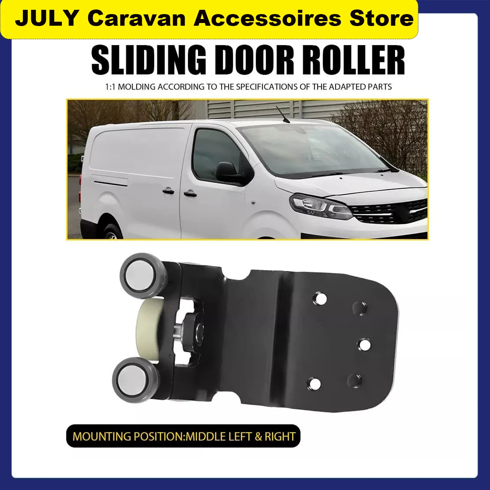 9808074880 Car Sliding Door Roller Hinge Middle Left Right For Citroen Dispatch Opel Vivaro C CITROEN JUMPY PEUGEOT EXPERT CWBJ9
