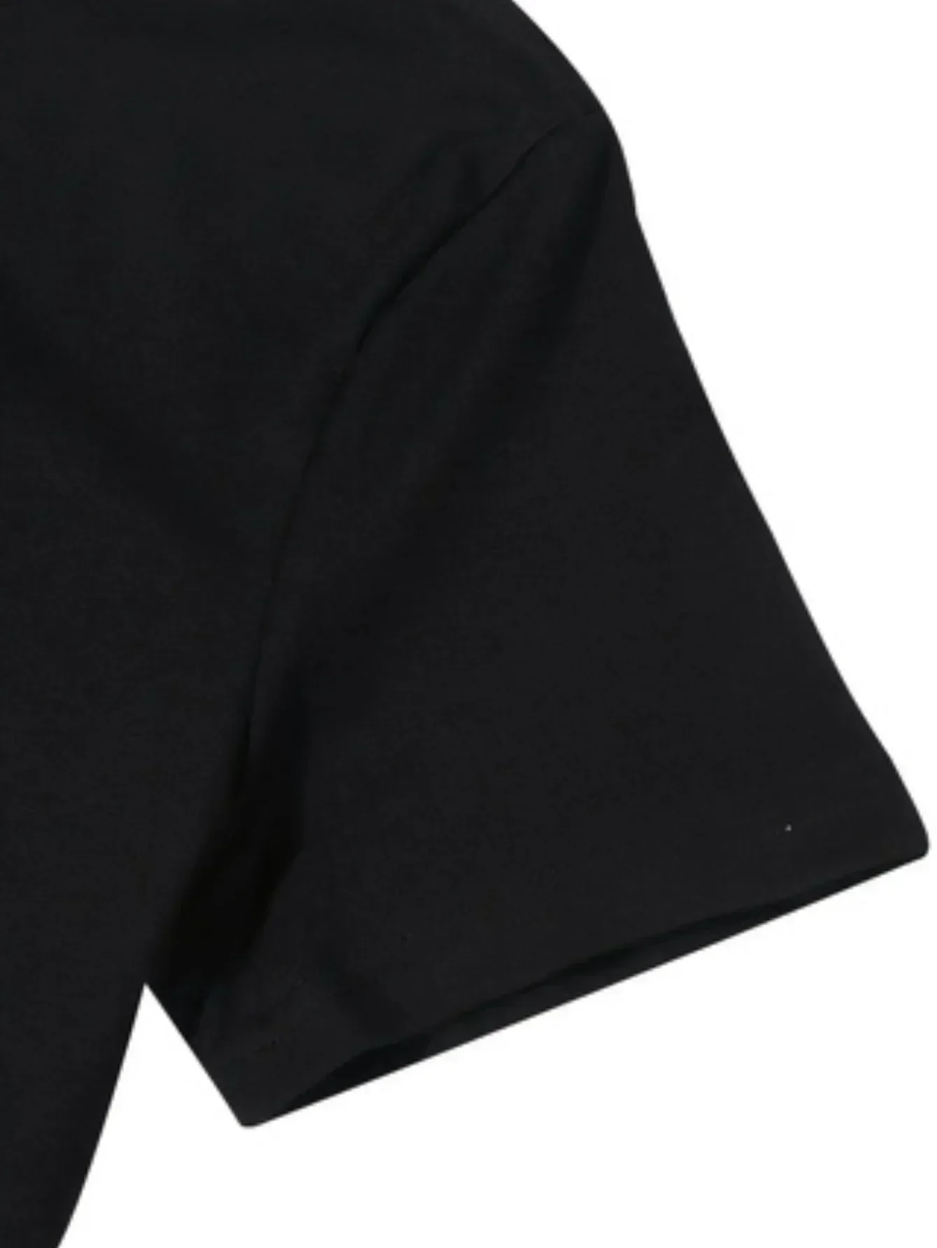 Katoenen T-shirt voor heren, casual herenshirt met streetstyle-print