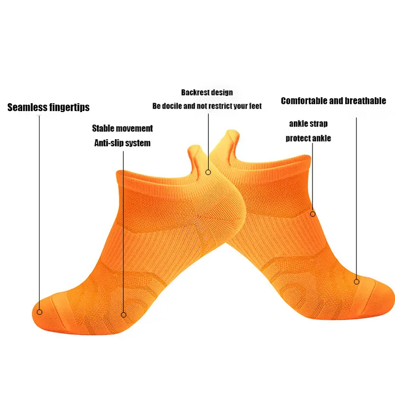 8 Pairs Men’s Athletic Socks Low Cut Cushion Running Socks Breathable Comfort for Sports Work Hiking Basketball Sport Socks