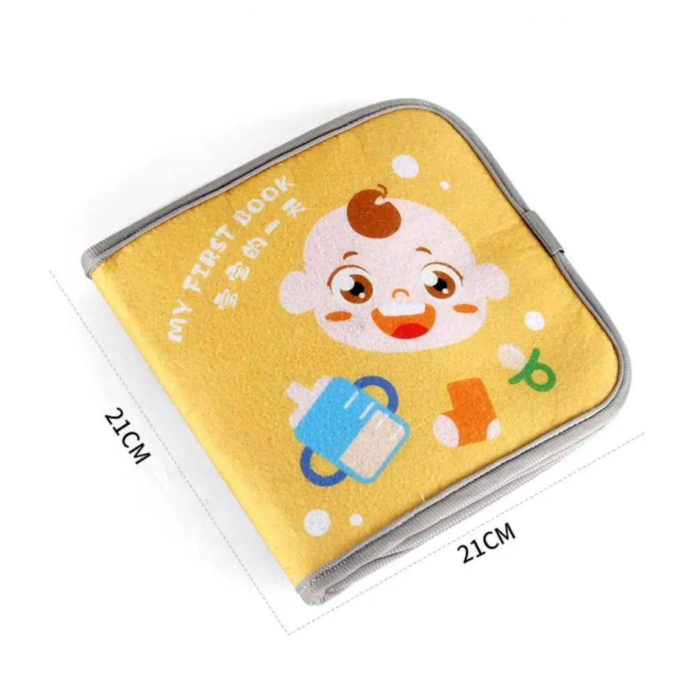 Felt Cloth Puzzle Felt Book 3D Stereoscopic Montessori Felt Cloth Book Learning Cartoon Early Learning Educational Book