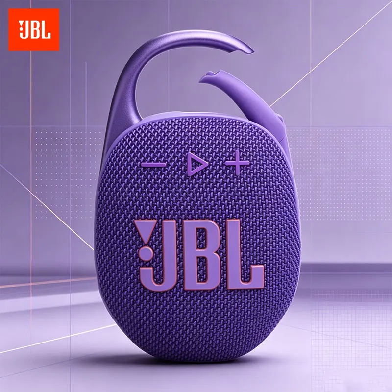 

JBL Clip 5 Anti-drop and dust-proof Bluetooth speaker with clear human voice. Ideal for daily use in living rooms and bedrooms.