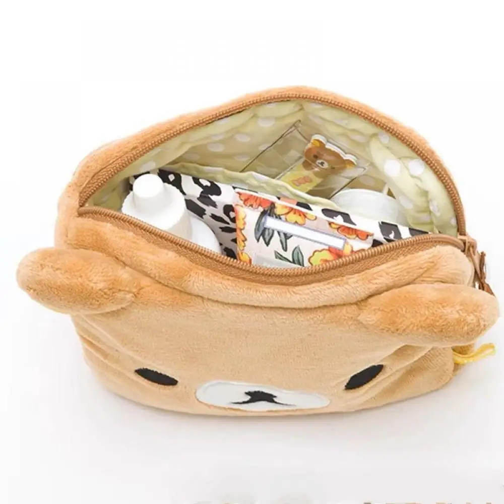 Rilakkuma Brother sister Kiiroitori Classic style Plush zipper coin purse Tissue storage Anime periphery Card bag Holiday gifts