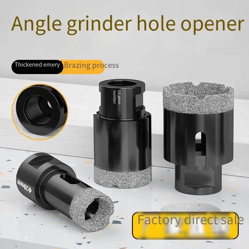 

M14 brazed diamond full ceramic tile hole opener dry drilling glass drill bit marble tile hole opening