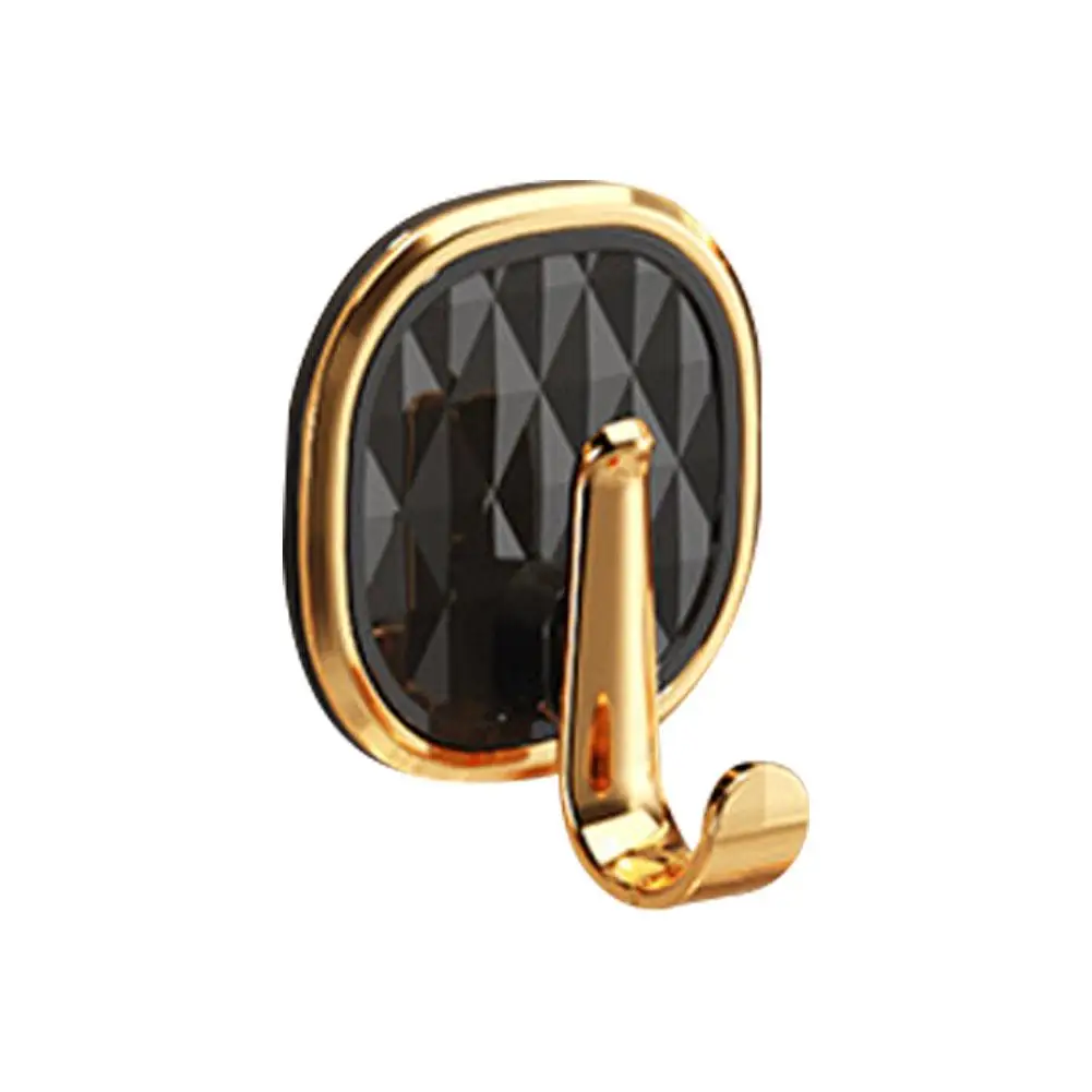 Ganchos de pared de lujo sin perforaciones, colgador de abrigos pegajosos fuertes, colgador de bolsas de instalación de cocina, estante de ropa, organizador fácil de puerta, toalla H0h1, 1 piezas