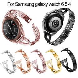 20mm For Samsung galaxy watch 3 41mm 45mm Active 2 40mm 44mm luxury Stainless Steel Strap band Watchband Metal Aolly Bracelet