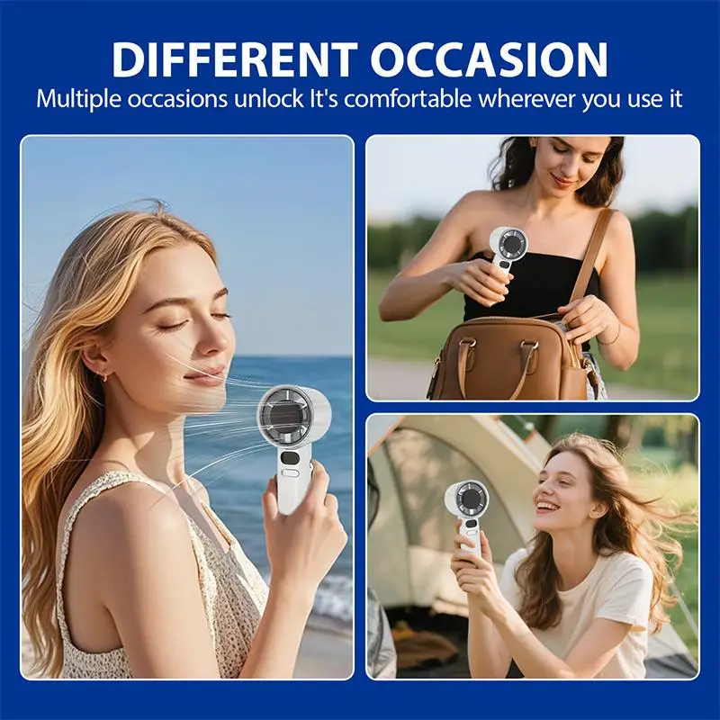 Portable Mini Turbine Cooling Fan Rechargeable Usb Powered Fan_voghion.com