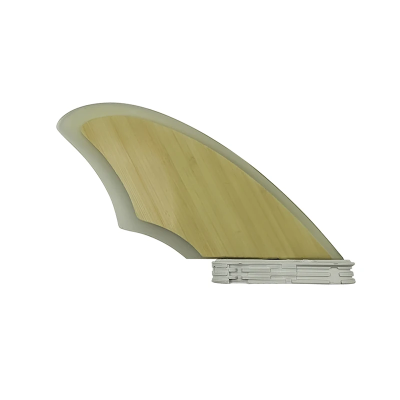 UPSURF FCS 2 Keel Fin Twin Fin In Surfing Board Keel Fin Bamboo Material 2 Pcs/set Double Tabs 2 Fin Surf Accessories