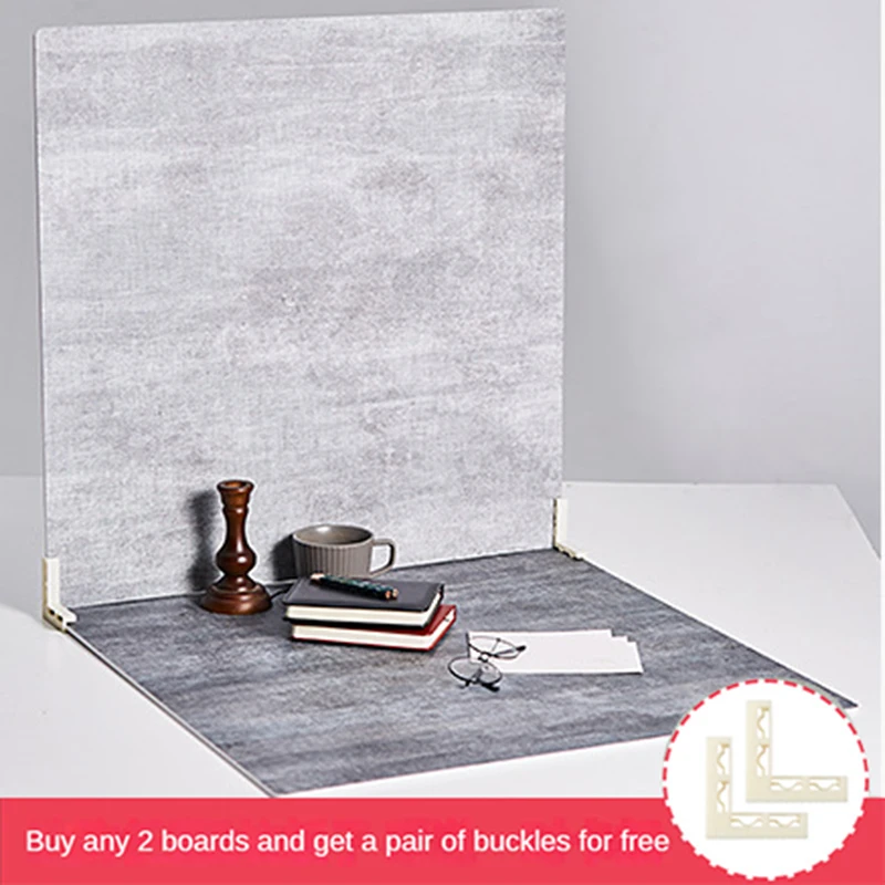 Solid Color Backdrop Board Photography Studio for Food Products Jewelry Shooting  Photos Waterproof BackgroundMarbling 40x40cm