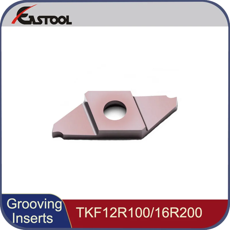 Hot Selling Cemented Carbide Grooving Inserts Tkf16r200 TKF12R100 TKF12R150 TKF12R200 PVD Coating CNC Lathe Cuttering Tools