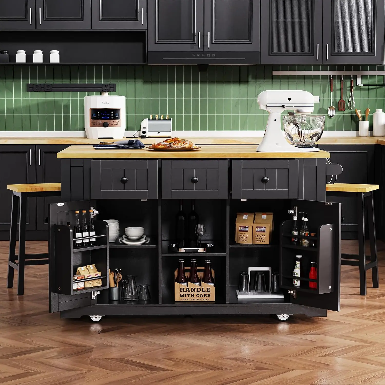Thumbnail 3 - #14 Low Price Kitchen Island Carts Deals