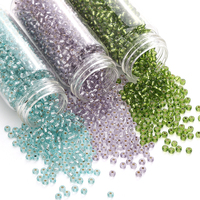 300pcs/lot Silver Lined Seed Beads 3mm Round Czech Glass Beads For Jewelry Making Handmade DIY Charms Bracelet Rings Accessories