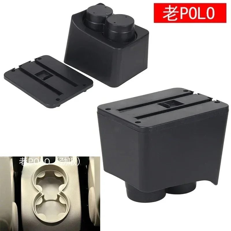 New luxury For Volkswagen Polo Armrest For VW Polo 9N 3 Car Armrest box 2002-2009 Retrofit parts car Interior accessories