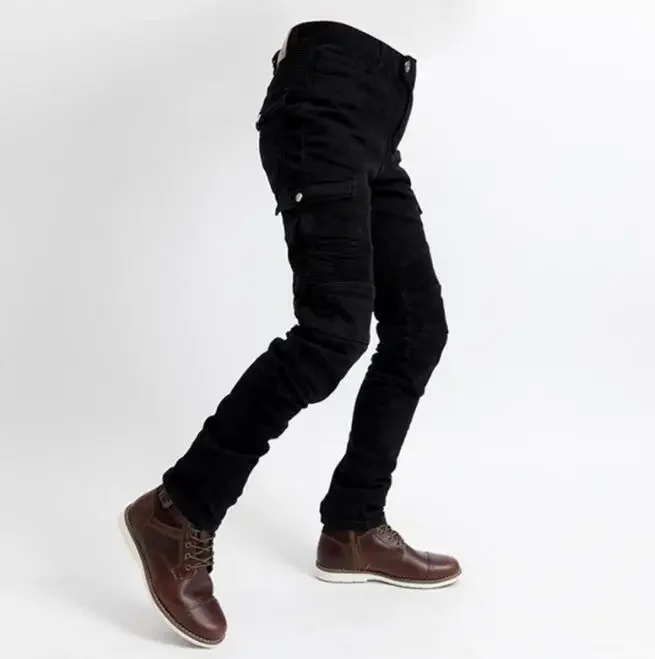 New Design Motorcycle Pants Men Moto Jeans Protective Gear Riding Touring Scooter Trousers B06 Motocross Pants with protection