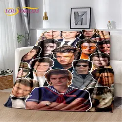 Joe Keery Steve Harrington Soft Plush Blanket,Flannel Blanket Throw Blanket for Living Room Bedroom Bed Sofa Picnic Cover Kids