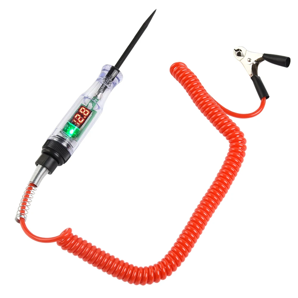 Test Pen Digital Display Circuit For Vehicle Induction Test Multi-function Parts Spare Spring Wire Accessories