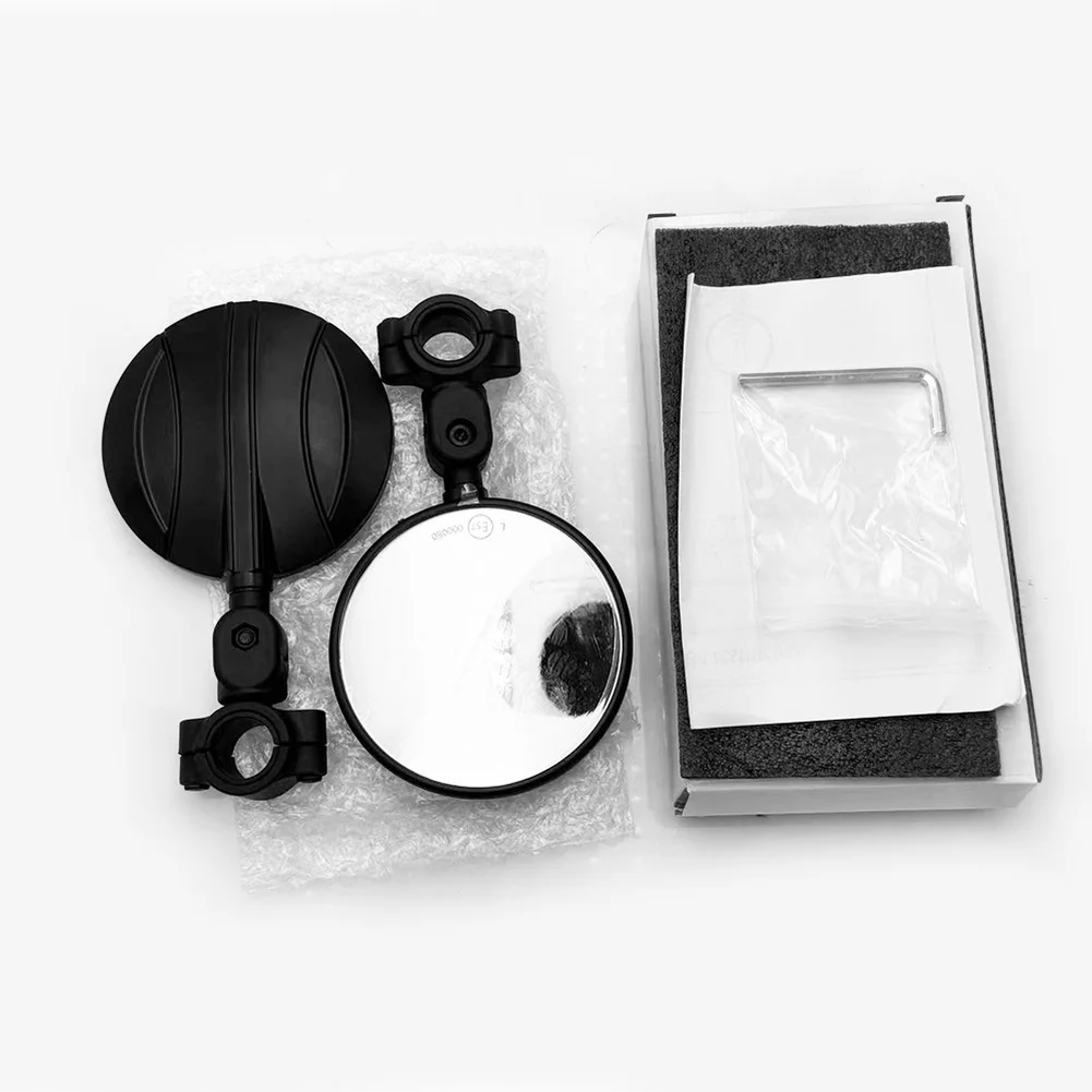 

Set of Adjustable Motorcycle Rearview Mirrors with PP Construction and Compatibility for Most Bike Handlebar Types