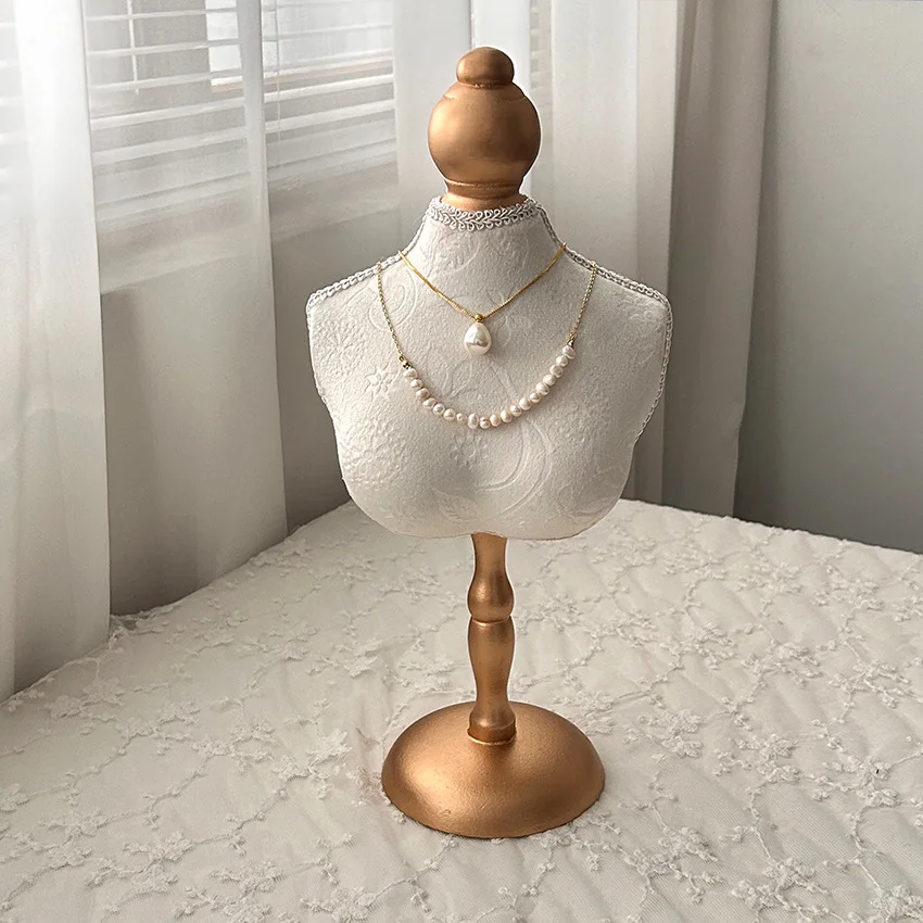 

Duplicate neck jewelry rack Printed jewelry display rack Jewelry necklace Table display props