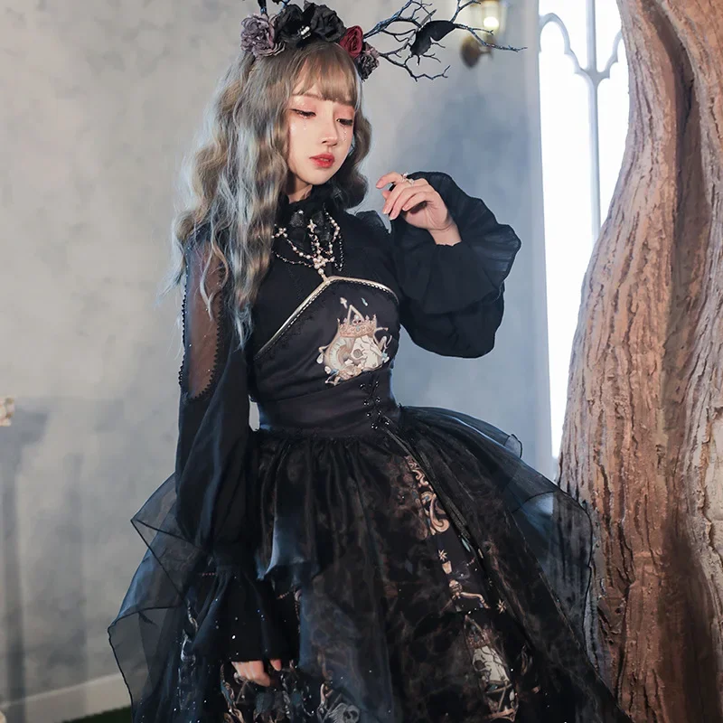 Coalfell Dark Gothic lolita Original God Redemption JSK lolita Dress