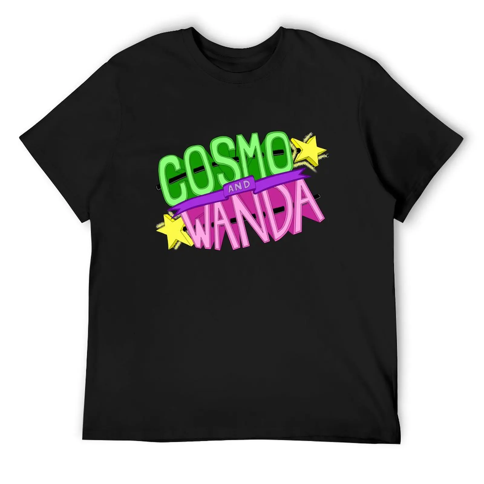 Cosmo and Wanda T-Shirt vintage kawaii clothes mens white t shirts