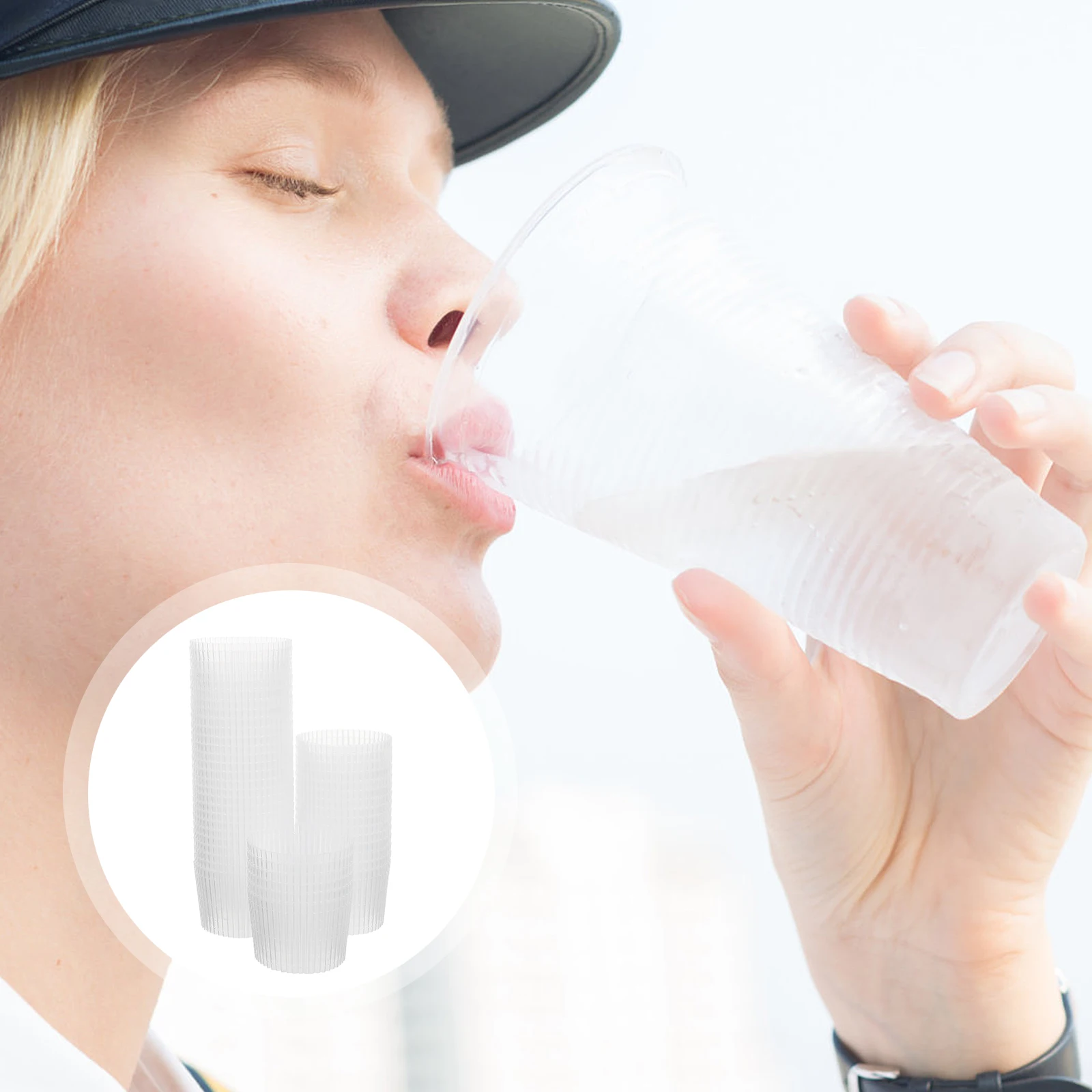 

100pcs Transparent Cup Sleeves Hot Cold Insulated Protective Covers for Drinks Coffee Tea Flexible Outdoor Cup Decorations