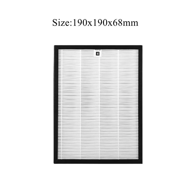 

Custom Made Replacement Hepa Filter 190*190*68mm F5 Air purifier filter Parts