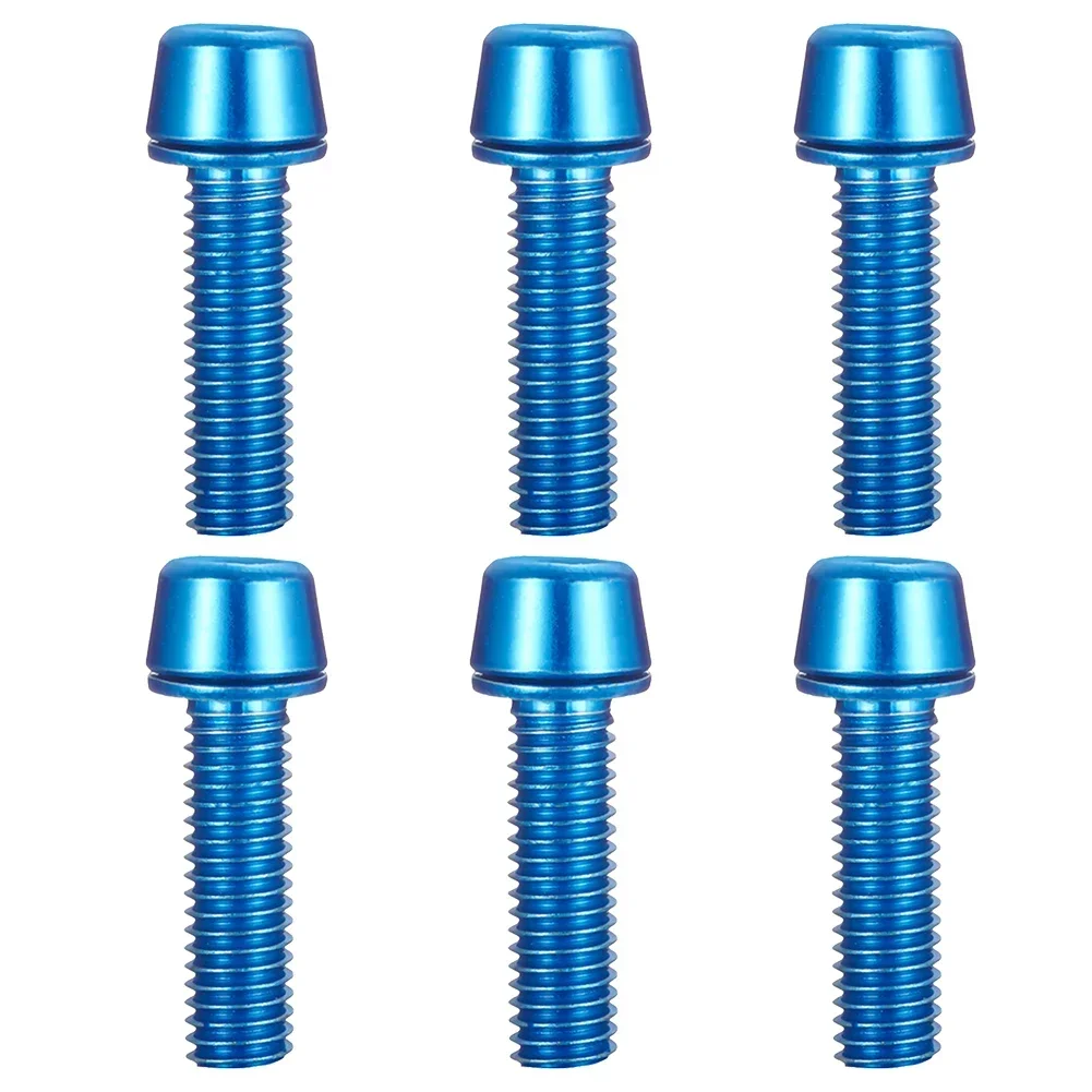 Bike Screws Set Stem Screws 6pcs Bicycle Accessories M5*18mm Red/blue/green/gold/purple Stainless Steel Brand New image 4