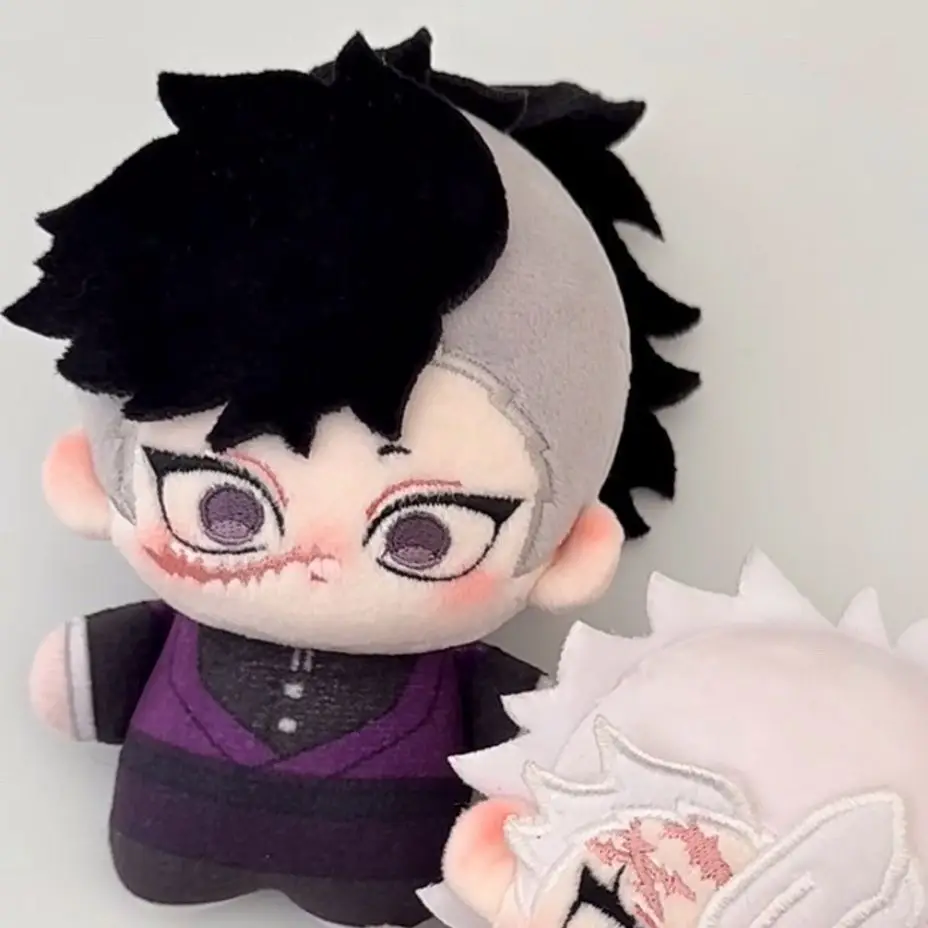 Figura de 10 cm del Demonio Shinazugawa Genya ‌   Muñeca de Peluche Sanemi Cute Nunu, Muñeca de Algodón Exquisita, Juguete, Regalo para Amigos