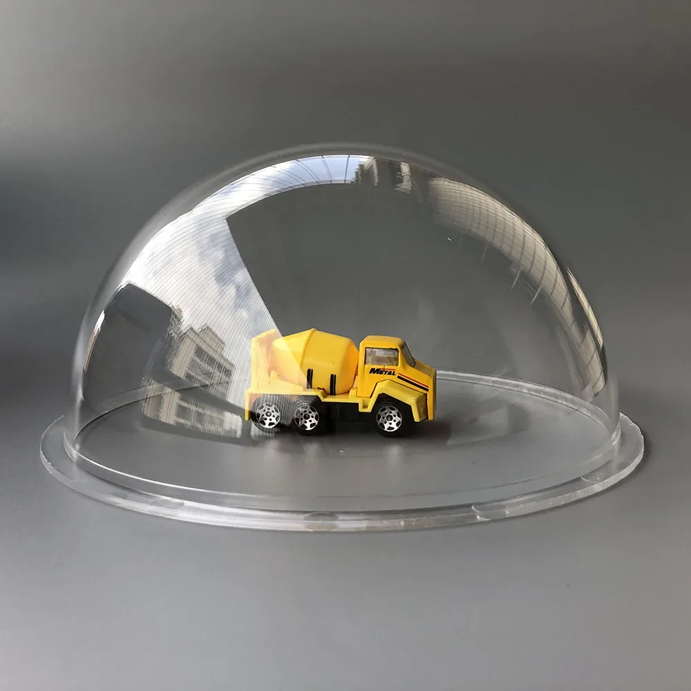 7 Inch 195x94mm High Speed Camera Transparent Domes Cover Cctv Hemisphere Shell Acrylic Plexiglass Bubble Globe Clear Color