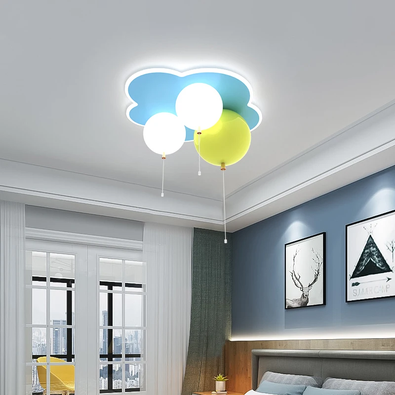 Childlike Fun Balloon Ceiling Lamp Led Ceiling Lamp Creative Design House Interior Lighting Light For Bedroom Children's Room