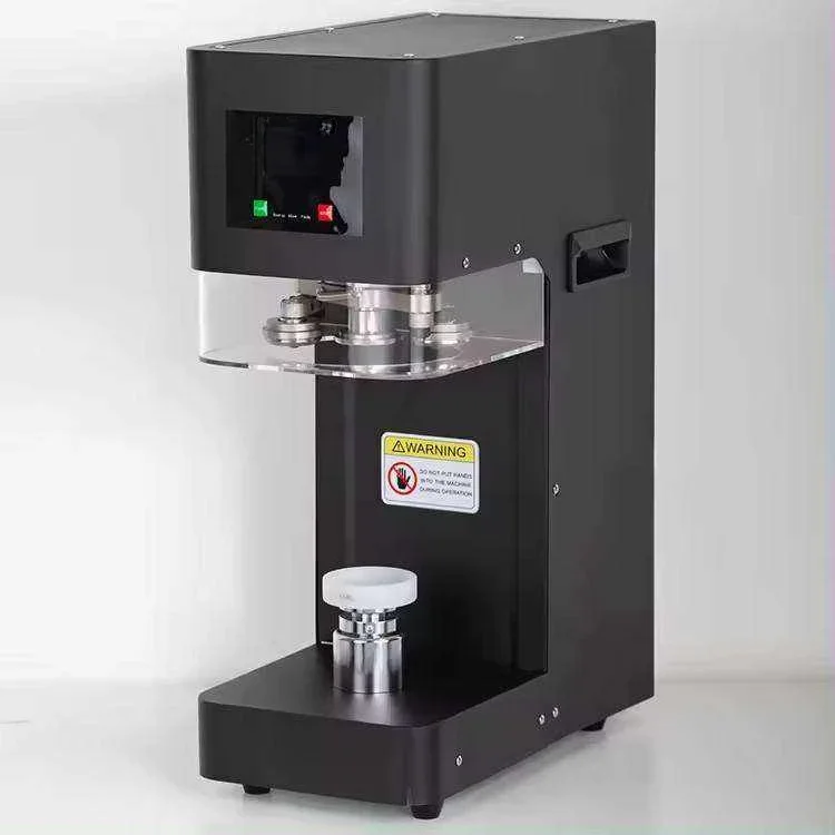 Newest Commercial Automatic Bubble Tea Can Desktop No Rotary Juice Beverage Coffee Can Sealing Machine