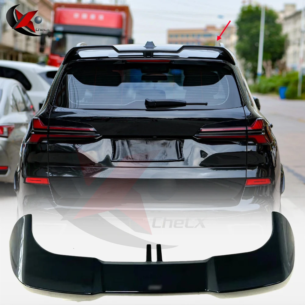 For BMW X5 X5M G05 F95 SUV 2019-2024 VTEN Style FRP Roof Spoiler Carbon Fiber Look Rear Aerodynamic Wing Kit - Detail 1