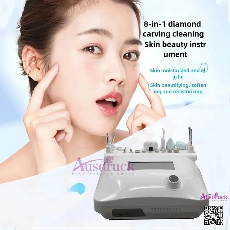 8 in 1 Dermabrasion Cleaner Skin Management Device BIO Photon Therapy Facial Care Beauty Equipment