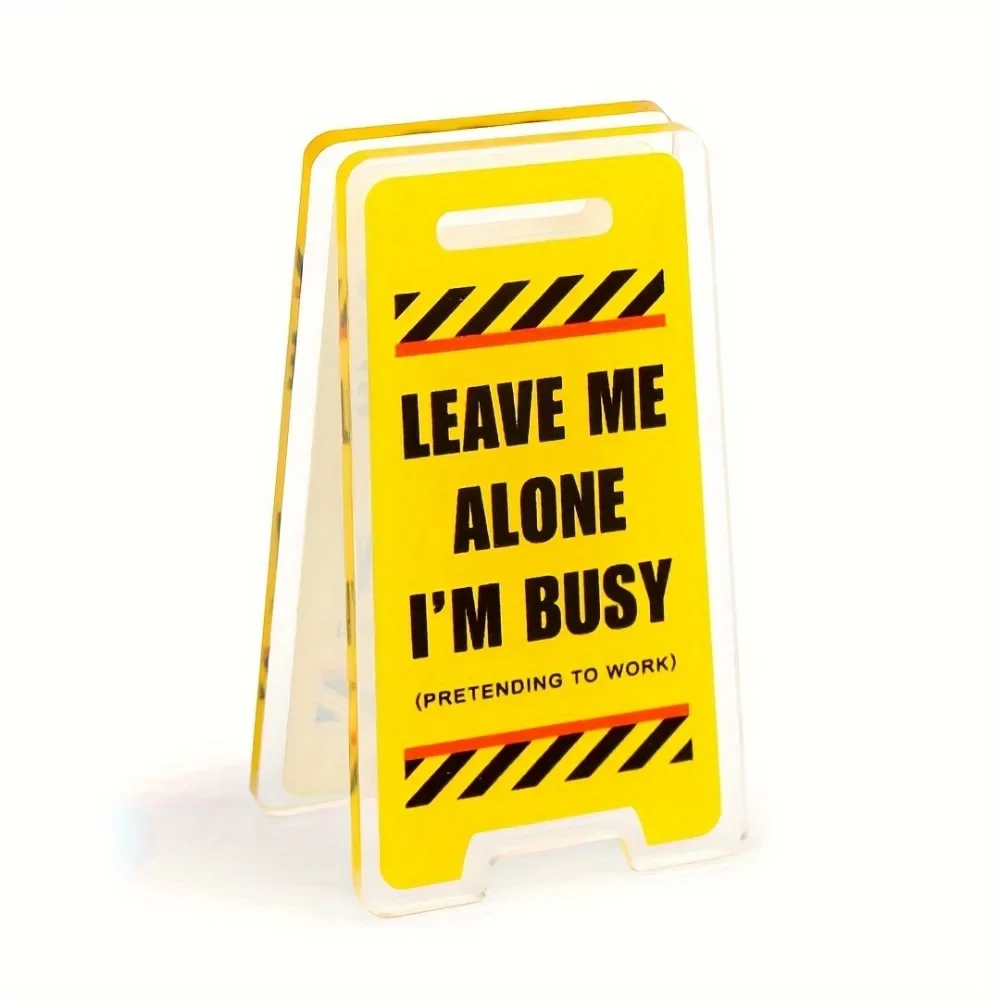 Cool Gifts for Coworkers Women Christmas Coworker Gag Gifts Funny Mini Desk Warning Sign Office Work Gift for Coworker Leader