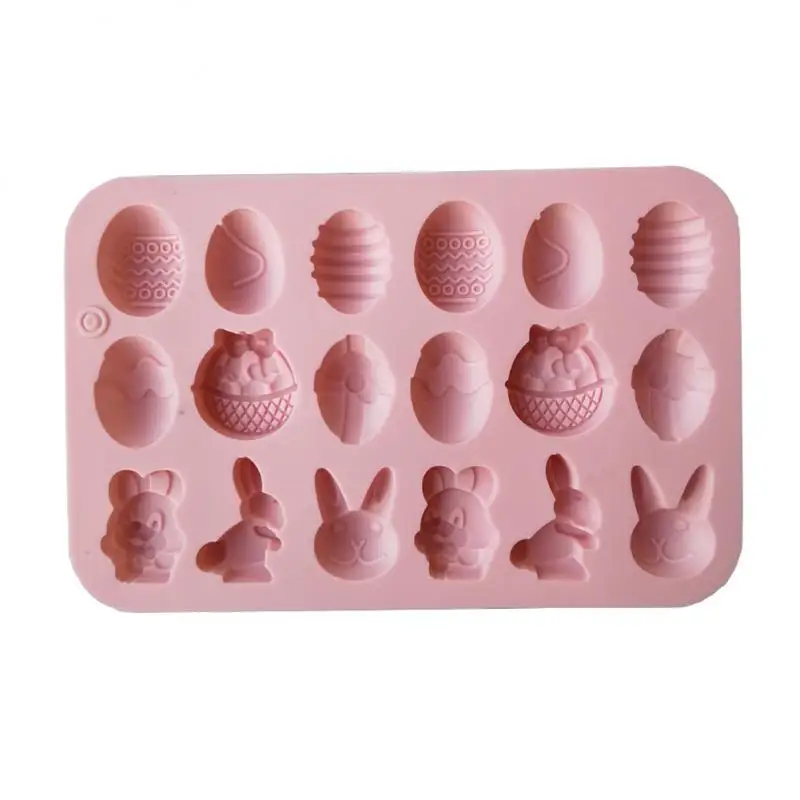 Easter Silicone Mold Creative Handmade Bunny Manual Easter Wholesale 2023 Chocolate Cake Mold Diy Cake Decorating Tools Durable