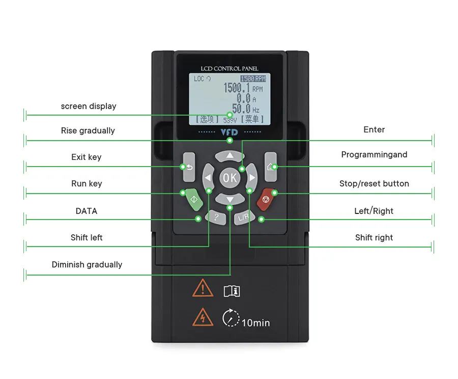 Direct Sale High Efficiency Quick Response Frequency Converter  Rated Power  Rated Voltage Universal Inverter for Home