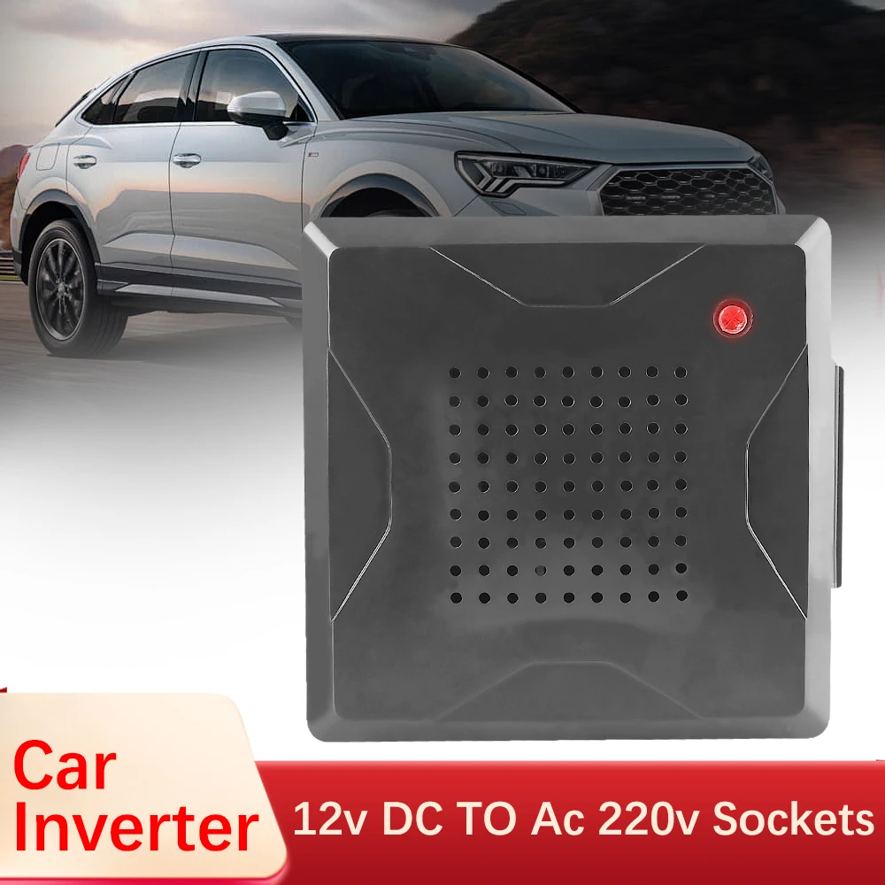 Auto-Stromwandler Steckdosenkonverter Autoladegerät für DC 12V AC 220V Mini-Steckeradapter Auto-Zubehör 180W