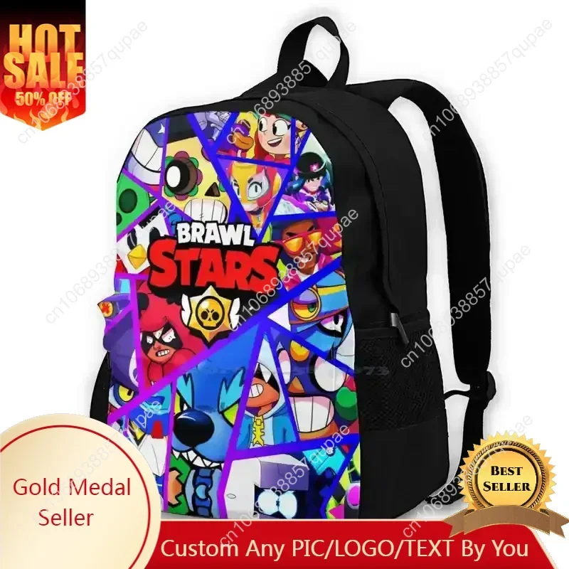 

STARS Team Fashion Bags Student Backpack Funny Moments Leon Team All Heroes S Game New Best Skin Shark Fails