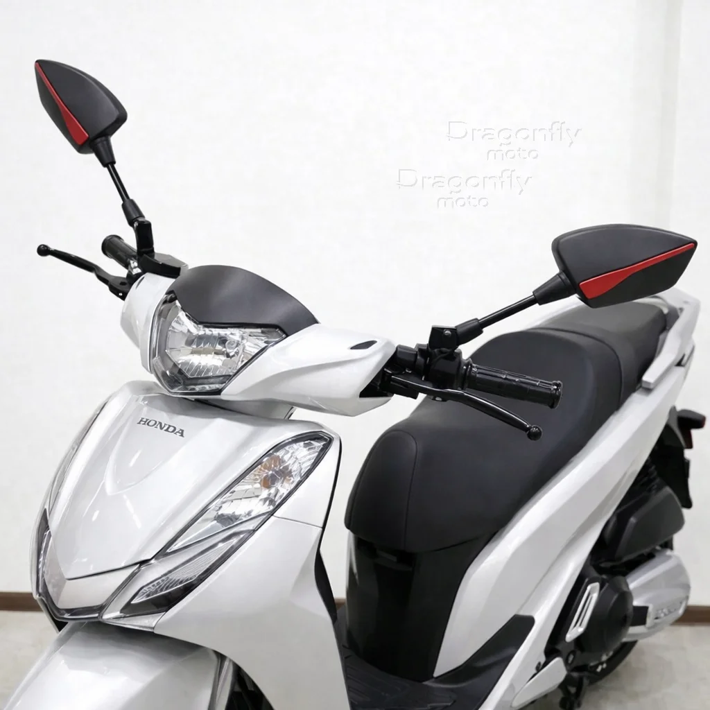 Specchietti retrovisori laterali regolabili universali per moto HONDA SH125 SH125i SH300 SH300i SH 125 150i SH 300 300i