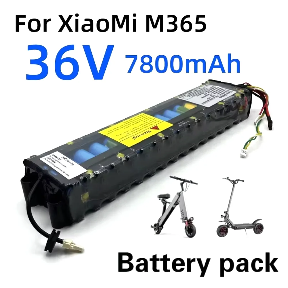 10S3P Li-ion Battery Pack 36V 7800mAh 18650 NE1003-H Cell Communication Interface for Xiaomi M365 Electric Scooter