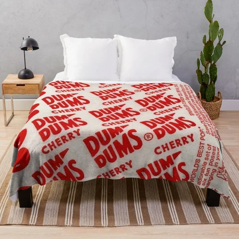 

cherry dum dum Throw Blanket Luxury Throw valentine gift ideas Blankets