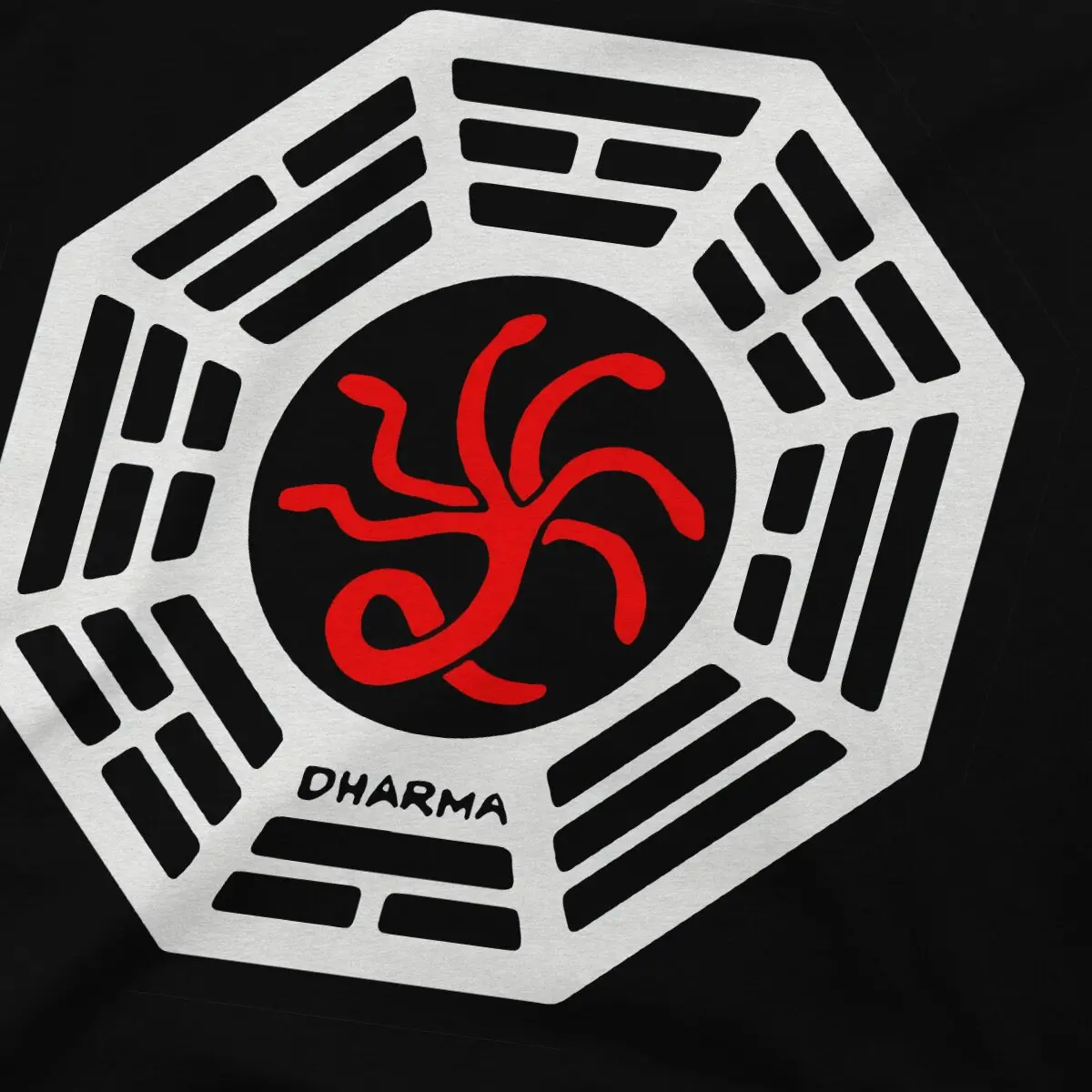 Lost TV Show Dharma Initiative The Hydra Station T Shirt Polyester Grunge Men Tees Summer Clothing Harajuku O-Neck TShirt