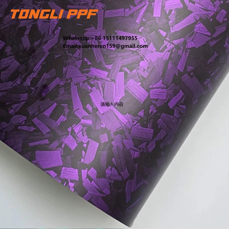 

Customized Matte Flower Carbon Fiber Vinyl Wrap 56ft Super Glossy 3 YEARS WARRANTY PVC/PET Based Material Vinyl Wrap